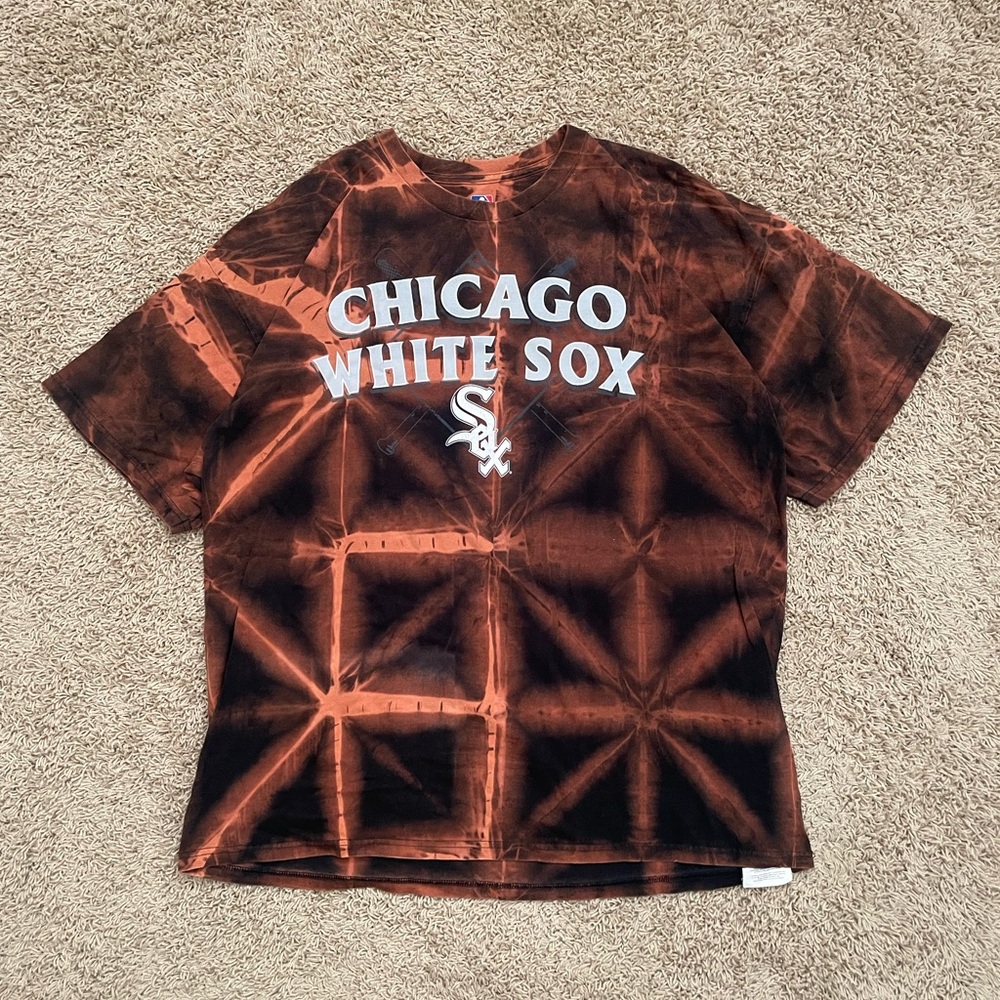 Vintage Y2K Chicago White Sox Tie Dye Tee Sz XL